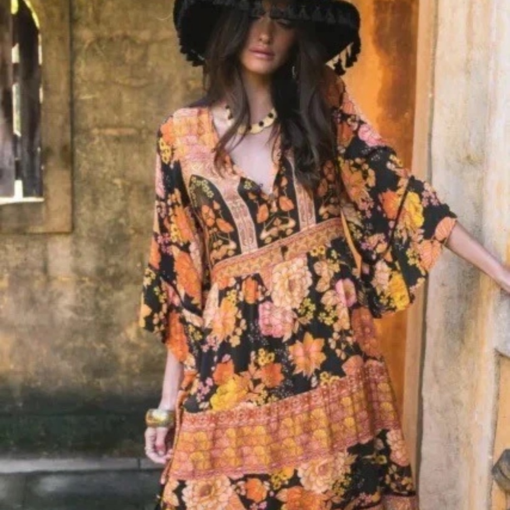 Nine Lives Bazaar Grace Midi Dress AU 6 US 2